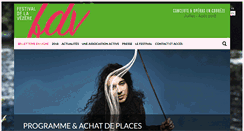 Desktop Screenshot of festival-vezere.com